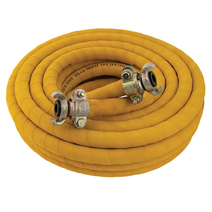 Yellow 20bar Compressor Hose Assembly