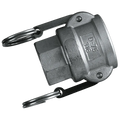 Type D Cam & Groove x BSPP Female - Aluminium