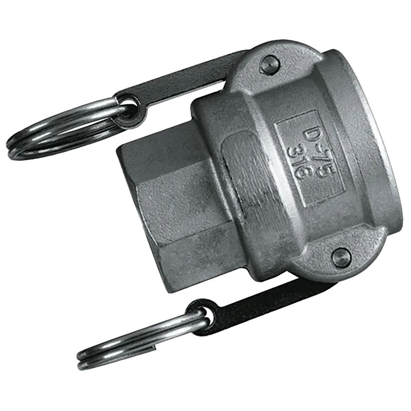 Type D Cam & Groove x BSPP Female - Aluminium