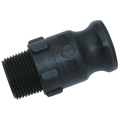 Type F Cam & Groove x BSPT Male - Polypropylene (PP)