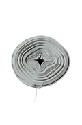 White Canvas EPDM Polyester Fire Hose